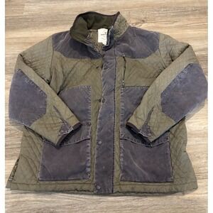 Smith Wesson Quilted Jacket XXL Mens Olive Green Hunting Shooting Snap Full Zip